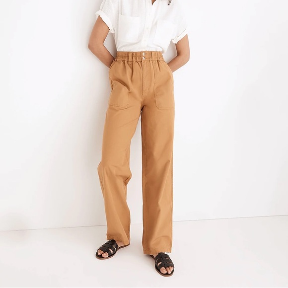 Madewell Ripstop Pull-On Straight Cargo Pants XS - Picture 2 of 7